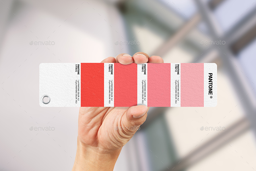 Pantone Color Cards Mockup, Graphics GraphicRiver
